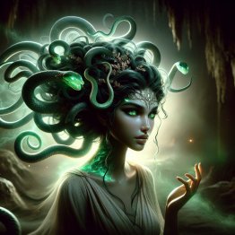 Gorgon Spirit Companion Named Vida - Protection From All Curses & Evil