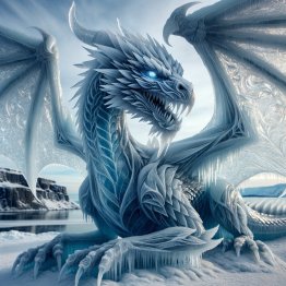 Linesair Dragon Custom Conjuration Spirit Companion - Antarctica - Psychic Dragons Of Unique Skills