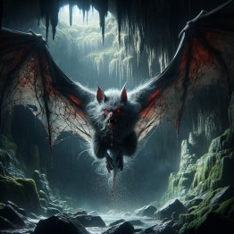 Ancient Bat Vampire Custom Conjuration Spirit Companion