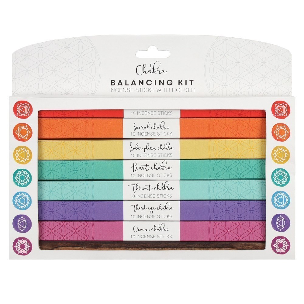 Chakra Incense Stick Gift Set - Balancing Kit (Pack Of 7)