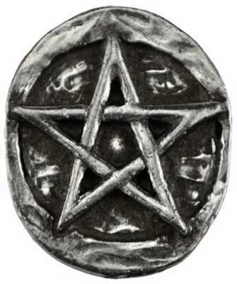 Pentagram pocket stone