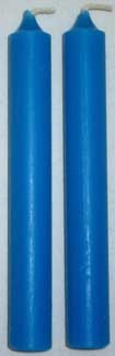 1/2" Light Blue Chime Candle 20 pack