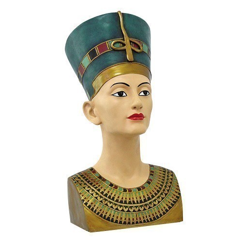 Nefertiti Bust In Full Color