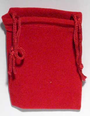 Red Velveteen Bag