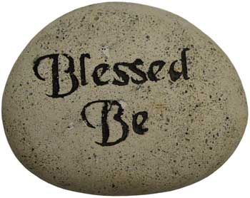 Blessed Be Stone 2 3/4"X 3 1/2"