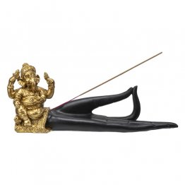 Ganesha Sitting On a Hand Incense Burner