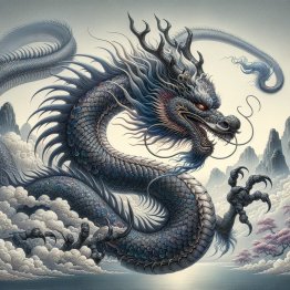 Chinese Guardian Dragon Custom Conjuration Spirit Companion - Always Keeping Watch