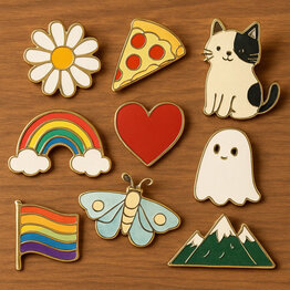 INTRODUCTORY PRICE! Enchanted Enamel Pins - Over 200 Different Spells