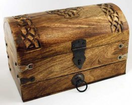 Celtic Cross Treasure chest