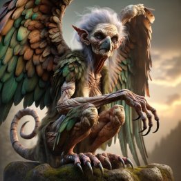 Harpy Custom Conjuration Spirit Companion - Intense Magical Power