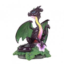 Purple Eggplant Dragon Statue