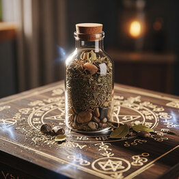 Prosperity Wealth Good Fortune Magic Spell Jar Witch Bottle