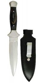Black Faux Wooden Handled athame 9"