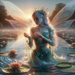 Water Fairy Custom Conjuration Spirit Companion - Elemental, Loving, Magick