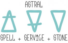 Astral Bundle - Spell, Service, Connecting Stone