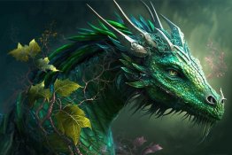 Green Dragon Custom Conjuration Spirit Companion - Mystic, Regal, Elemental, Enduring Power, Strength