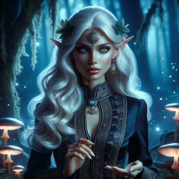 Audelysa Custom Conjuration Spirit Companion - Dark Arts Ancient Elf Oracles