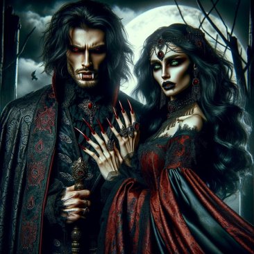 Psy Vampire Custom Conjuration Spirit Companion - Eblyse Clan - Telepathic, Psychic, Dark