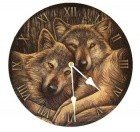 Wolf Clock 11 1/2"