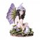 Violet Flower Fairy Statue