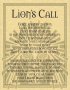 Lion Prayer poster