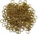 Jump Rings, Yellow Plated 1oz