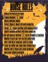 House Rules Poster For Your Dark Arts Spirits & Entities